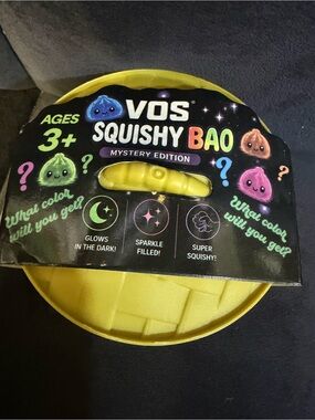 Squishy Bao Mystery Edition Kids Toy - Yellow😊will be surprise on color .